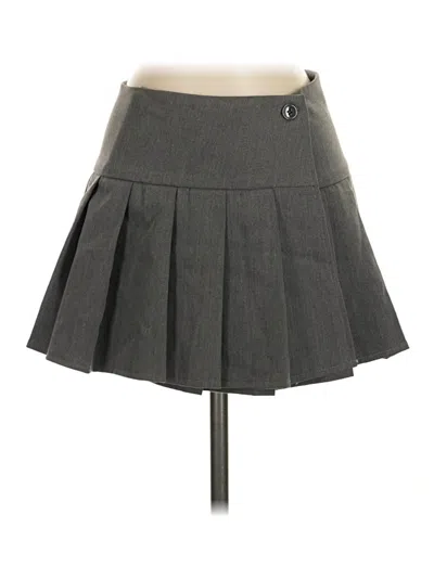 Pre-owned Motel Casual Skirt In Gray