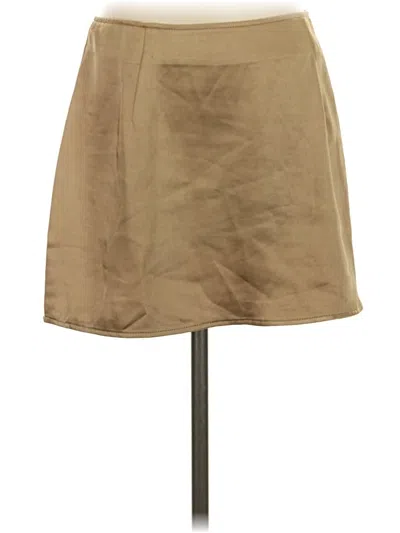Pre-owned Motel Casual Skirt In Tan