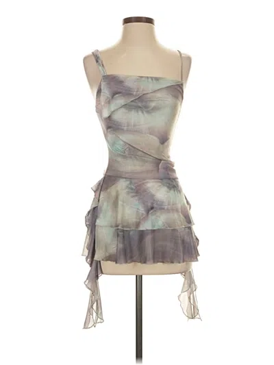 Pre-owned Motel Cocktail Dress In Gray