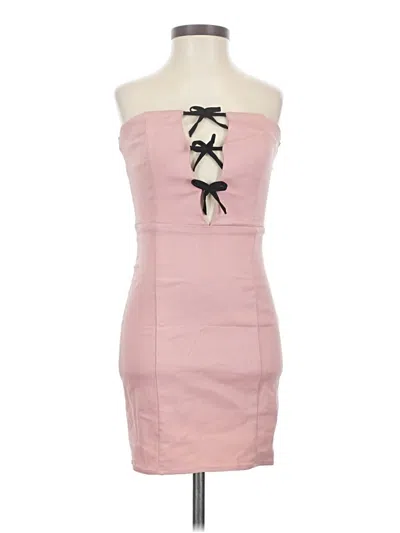 Pre-owned Motel Cocktail Dress In Pink