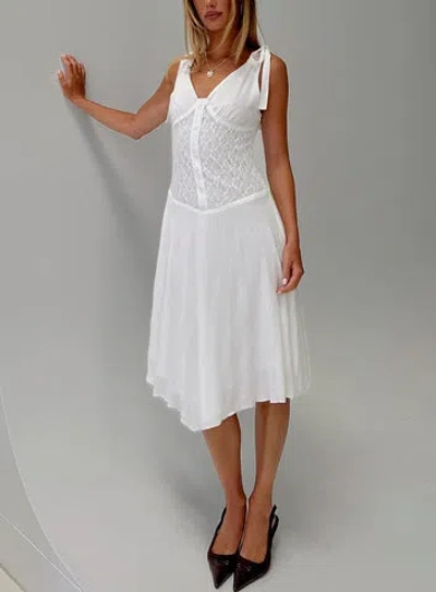 Motel Danira Midi Dress In Purple