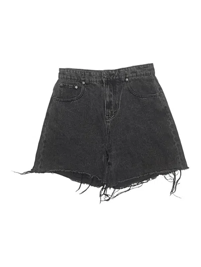 Pre-owned Motel Denim Shorts In Black