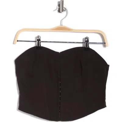 Motel Elita Corset Top In Black
