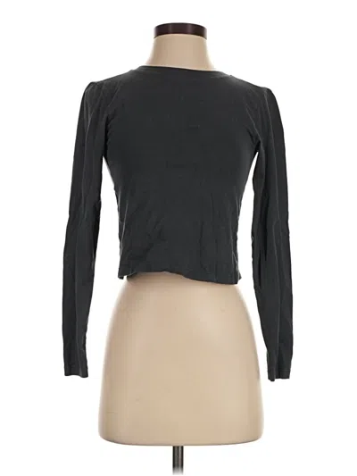 Pre-owned Motel Long Sleeve Top Black Turtleneck Tops