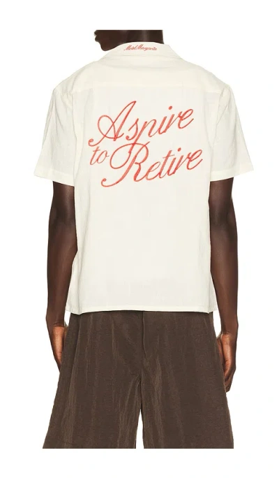 Motel Margarita Aspire Shirt In Bone