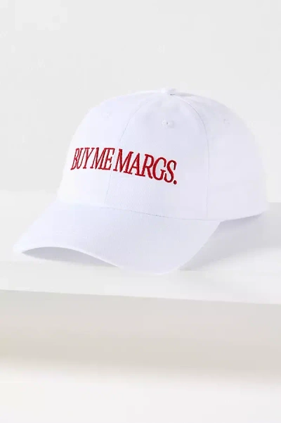 Motel Margarita Buy Me Margs Dad Cap In White