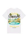 Motel Margarita Do Not Disturb Tee In White