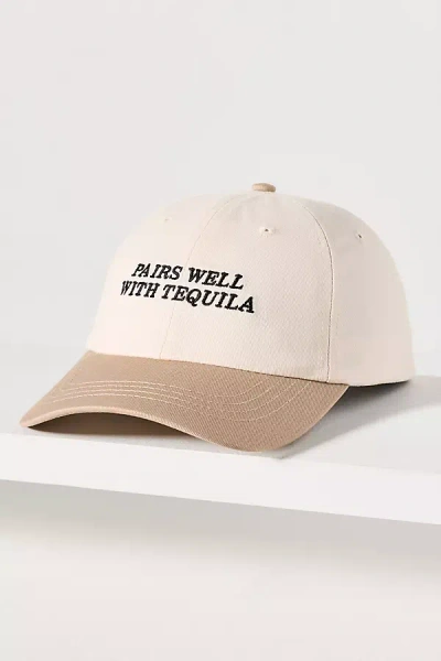 Motel Margarita Pairs Well Baseball Cap In Brown