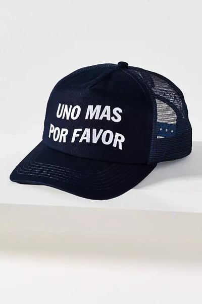 Motel Margarita Uno Mas Trucker Hat In Blue