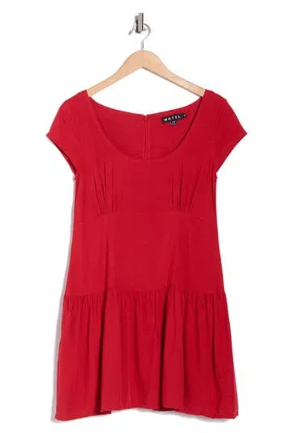 Motel Ohayo Minidress In Red