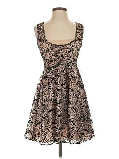 Pre-owned Motel Rocks Cocktail Dress In Brown