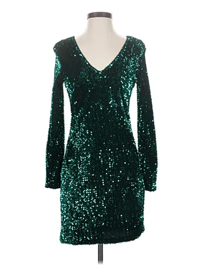 Pre-owned Motel Rocks Cocktail Dress In Green