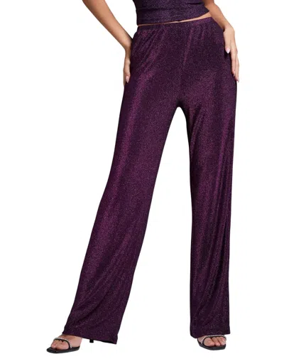 Motel Rocks Niran Glitter Trousers In Purple