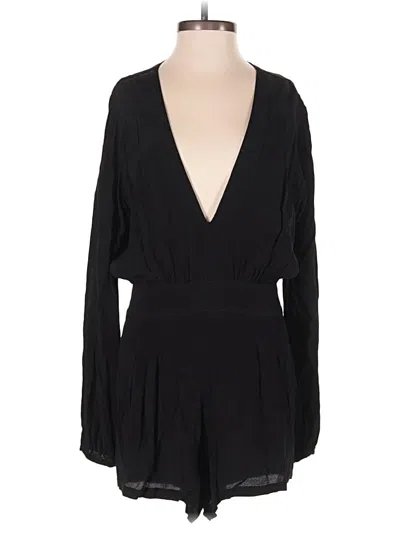 Pre-owned Motel Rocks Romper In Black