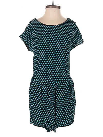 Pre-owned Motel Rocks Romper In Blue