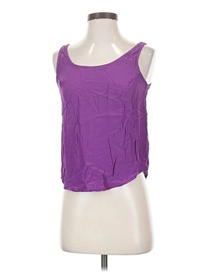 Pre-owned Motel Rocks Tank Top Purple Strapless Neckline Tops