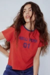 Shop Motel Sakha Adrenaline Red Graphic Tee