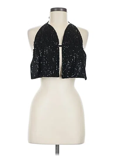 Pre-owned Motel Sleeveless Blouse In Black