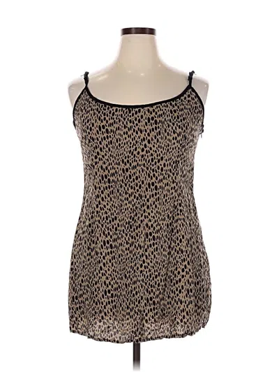 Pre-owned Motel Sleeveless Top Black Scoop Neck Tops