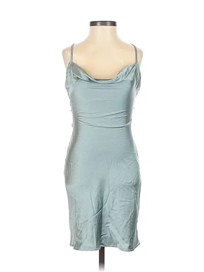 Pre-owned Motel Sleeveless Top Teal Sweetheart Neckline Tops