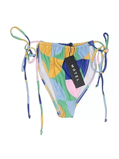 Pre-owned Motel Swimsuit Bottoms In Blue