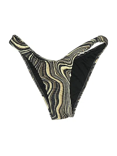 Pre-owned Motel Swimsuit Bottoms In Gold