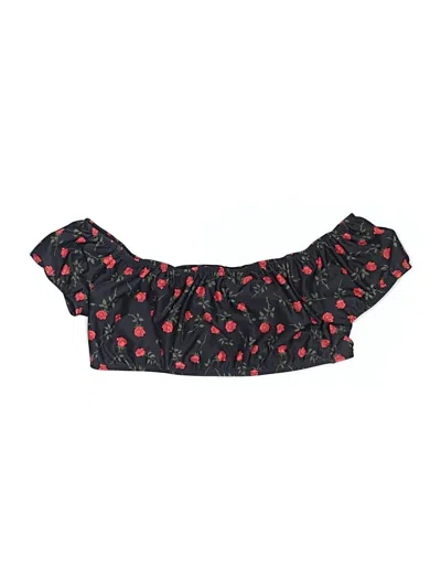 Pre-owned Motel Swimsuit Top Black Swimwear