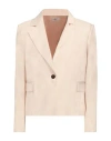 Motel Woman Blazer Beige Size L Viscose, Linen