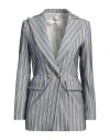 Motel Woman Blazer Midnight Blue Size S Polyester, Cotton