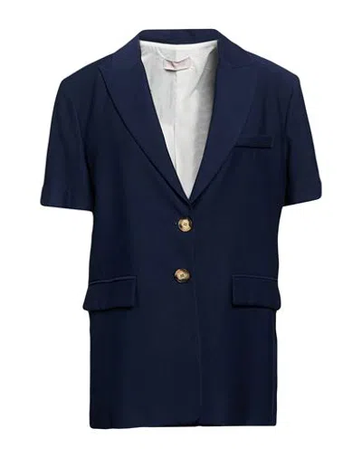 Motel Woman Blazer Navy Size M Viscose, Nylon