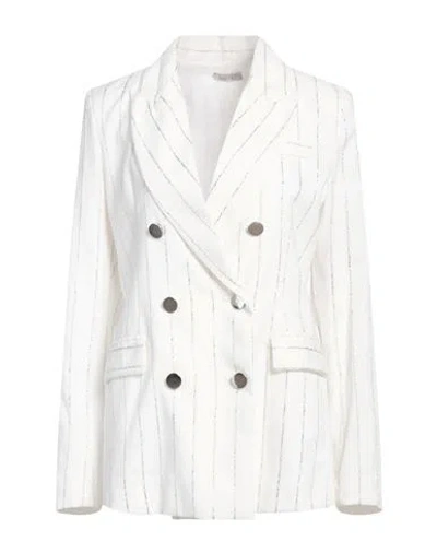 Motel Woman Blazer White Size S Viscose, Polyester