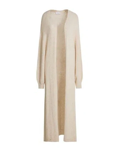 Motel Woman Cardigan Cream Size Onesize Acrylic, Polyamide, Alpaca Wool, Wool, Elastane In White
