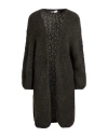 Motel Woman Cardigan Military Green Size Onesize Acrylic, Wool, Polyamide