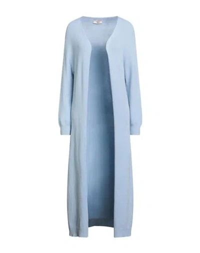 Motel Woman Cardigan Sky Blue Size Onesize Viscose, Polyester, Nylon