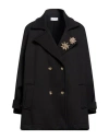 Motel Woman Coat Black Size M Polyamide, Polyester, Viscose, Elastane