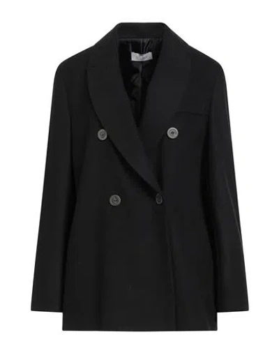 Motel Woman Coat Black Size M Polyester, Viscose, Elastane