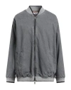 Motel Woman Denim Outerwear Grey Size M Cotton In Gray