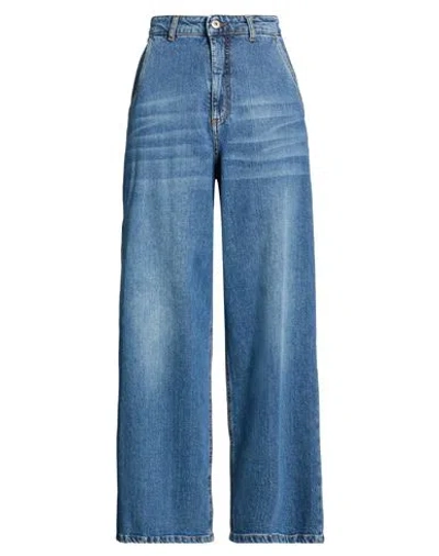 Motel Woman Jeans Blue Size 6 Cotton
