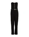 Motel Woman Jumpsuit Black Size M Polyester, Viscose, Elastic Fibres In Black