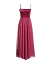 Motel Woman Maxi Dress Plum Size M Polyester, Elastane In Red