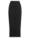 Motel Woman Maxi Skirt Black Size M Polyester, Viscose, Elastane