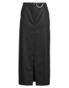 Motel Woman Maxi Skirt Charcoal Size M Polyester, Viscose, Elastane In Gray