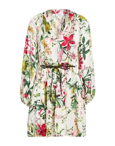 Motel Woman Mini Dress White Size 00 Viscose