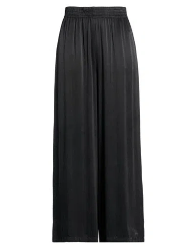 Motel Woman Pants Black Size M Cupro, Viscose