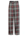Motel Woman Pants Grey Size L Polyester, Viscose, Elastane In Gray