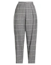 Motel Woman Pants Grey Size M Cotton, Polyester, Wool, Nylon In Gray