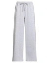 Motel Woman Pants Light Grey Size S Cotton In White