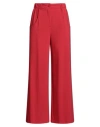 Motel Woman Pants Red Size M Polyester, Viscose, Elastane In Red