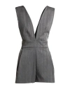 Motel Woman Playsuit Grey Size M Polyester, Inresst, Elastane In Blue