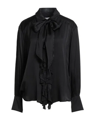 Motel Woman Shirt Black Size Onesize Viscose
